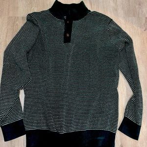 LL Bean Green Pullover Shirt XL